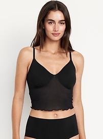 Image number 1 showing, Mesh Cami Lounge Top