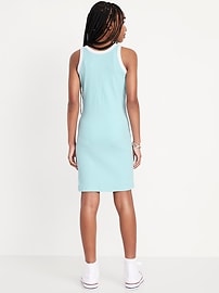 Image number 2 showing, Printed Fitted Sleeveless Dress for Girls
