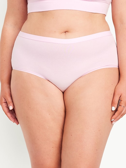 Image number 7 showing, High-Waisted Everyday Brief Cotton Underwear