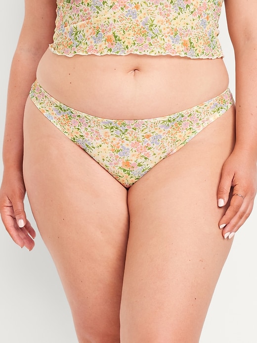 Image number 7 showing, Low-Rise Mesh Thong Underwear