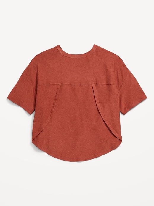 Image number 4 showing, CloudMotion Cropped Performance T-Shirt for Girls