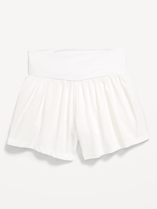 Image number 4 showing, High-Waisted StretchTech Performance Shorts for Girls