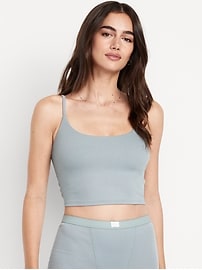Image number 1 showing, Rib-Knit Brami Top