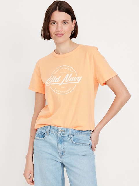 EveryWear Logo-Graphic T-Shirt - Blossom Petal
