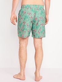 Image number 2 showing, Printed Swim Trunks -- 7-inch inseam