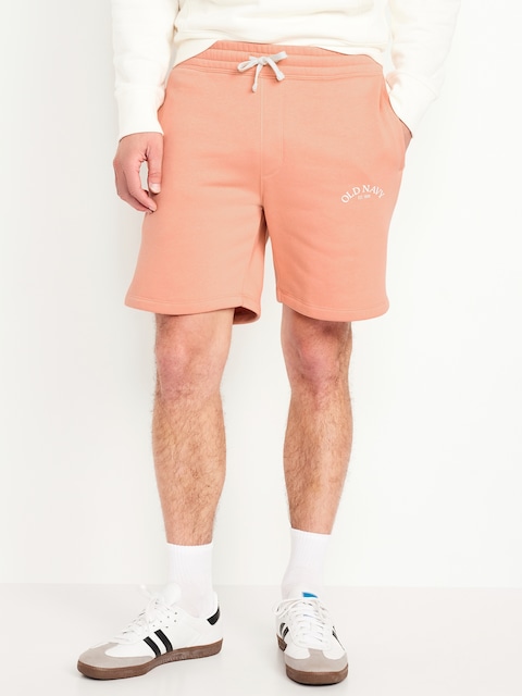 Rotation Logo Shorts -- 7-inch inseam - Spring Bud