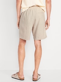 Image number 2 showing, Linen-Blend Jogger Shorts -- 7-inch inseam