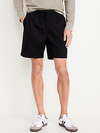 Image number 1 showing, Twill Jogger Shorts -- 7-inch inseam