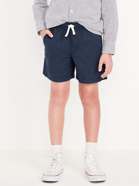 Above Knee Twill Pull-On Shorts for Boys - In The Navy