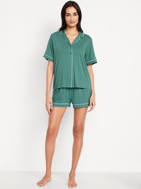 Sunday Sleep Knit Jersey Short Set