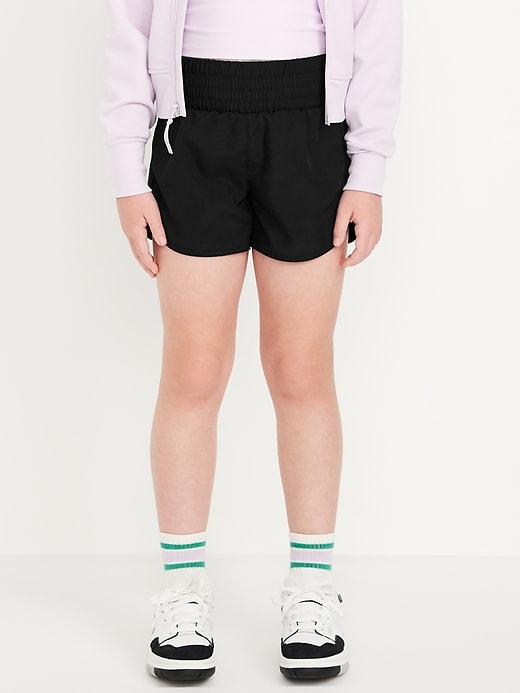 Image number 3 showing, High-Waisted Dolphin-Hem Run Shorts for Girls