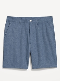 Image number 3 showing, Textured Tech Chino Shorts -- 8-inch inseam