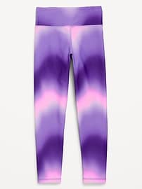 Image number 5 showing, High-Waisted PowerSoft 7/8-Length Performance Leggings for Girls