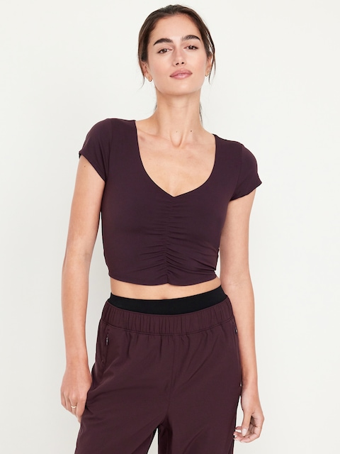 Light Support StudioSmooth Crop Top - Boxwood