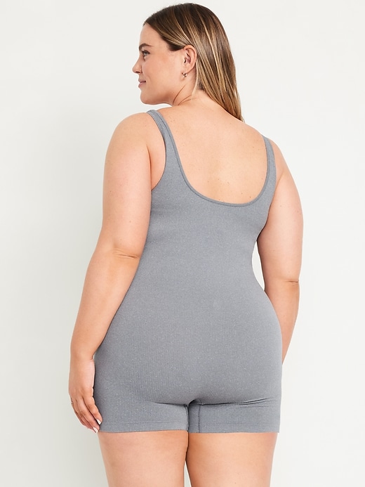 Image number 6 showing, Seamless Ribbed Short Bodysuit