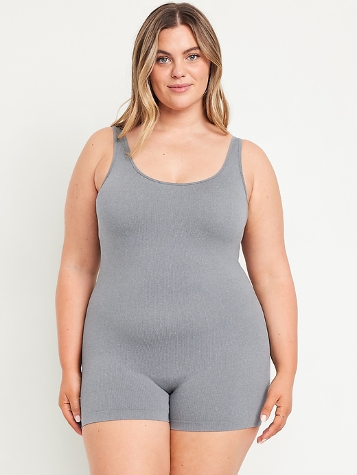 Image number 5 showing, Seamless Ribbed Short Bodysuit