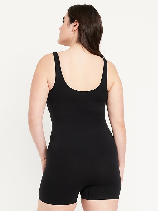 Image number 4 showing, Seamless Ribbed Short Bodysuit