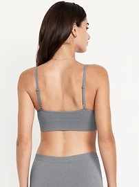 Image number 2 showing, Seamless Ribbed Longline Bra