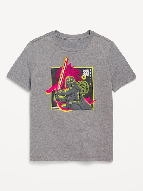 Star Wars™ Gender-Neutral Graphic T-Shirt for Kids - Dark Heather Gray