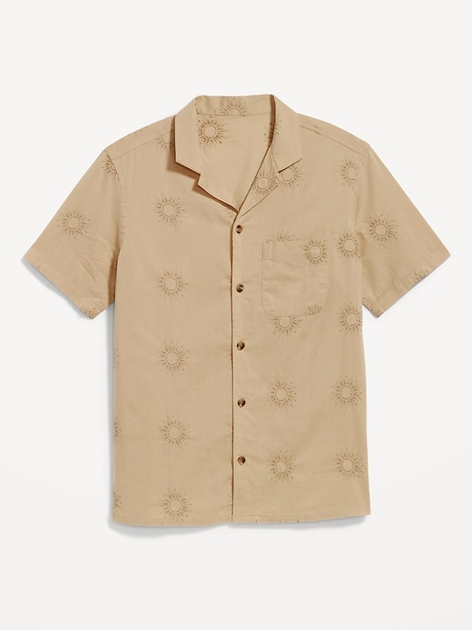 Image number 4 showing, Short-Sleeve Embroidered Camp Shirt
