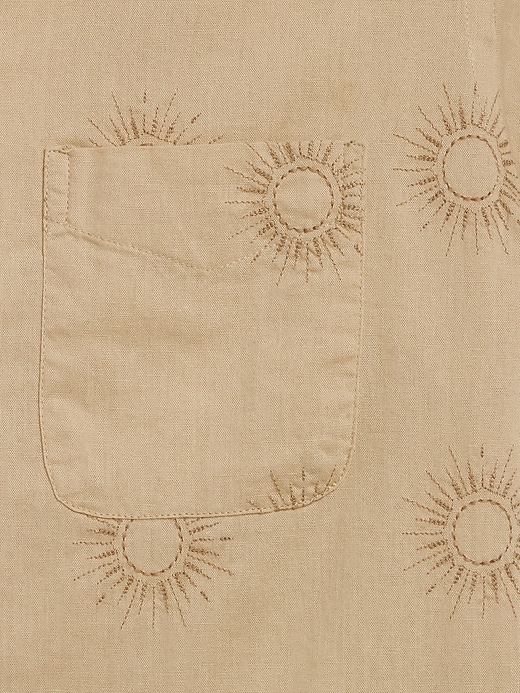 Image number 5 showing, Short-Sleeve Embroidered Camp Shirt
