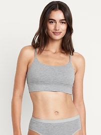 Image number 1 showing, Cotton Cami Bralette