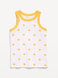 Image number 2 showing, Fitted Ribbed Tank Top for Girls
