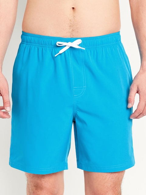 Solid Swim Trunks -- 7-inch inseam - Cyanotope