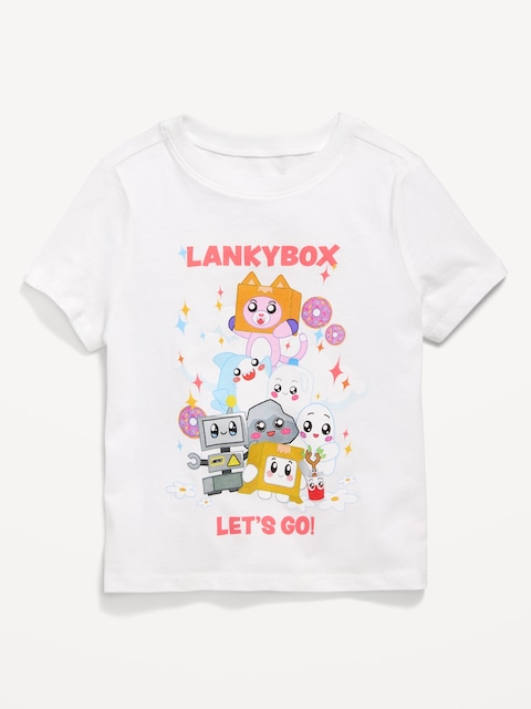 LankyBox™ Unisex Graphic T-Shirt for Toddler - Calla Lily White