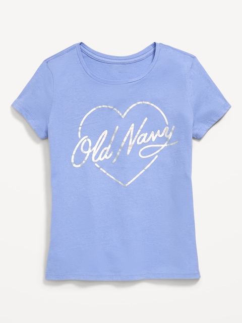 Short-Sleeve Logo-Graphic T-Shirt for Girls