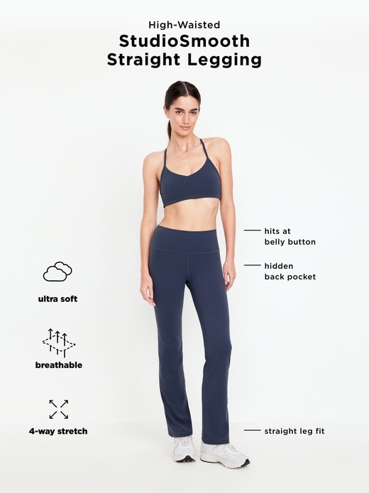 Image number 10 showing, High-Waisted StudioSmooth Straight Legging