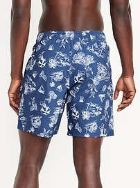 Image number 2 showing, Printed Swim Trunks -- 7-inch inseam