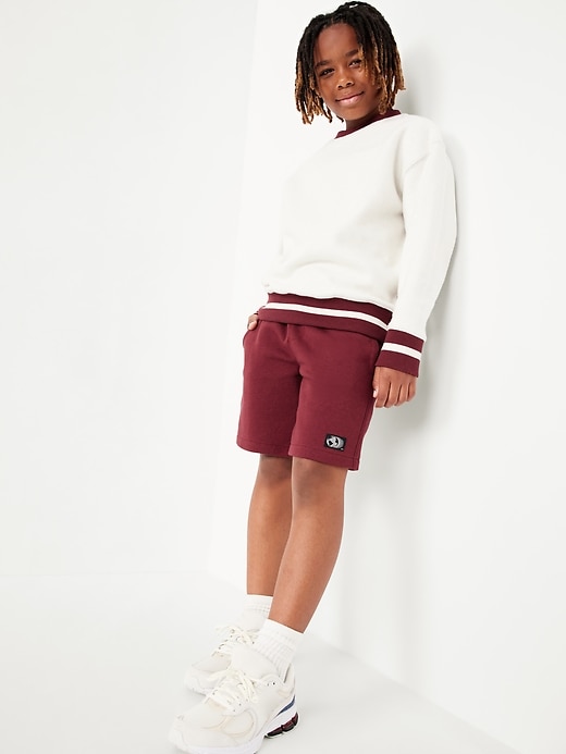 Image number 3 showing, Fleece Jogger Shorts for Boys (At Knee)