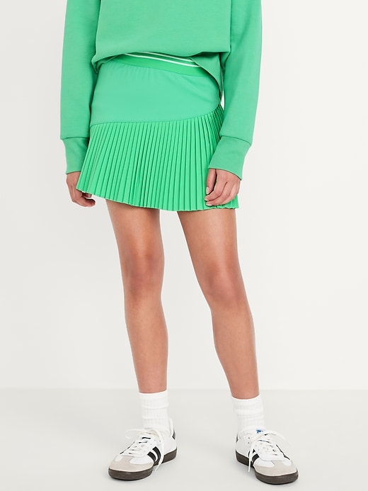 Image number 3 showing, High-Waisted PowerSoft Micro-Pleated Skort for Girls