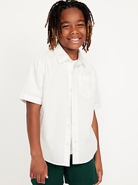 Image number 1 showing, Short-Sleeve Oxford Shirt for Boys