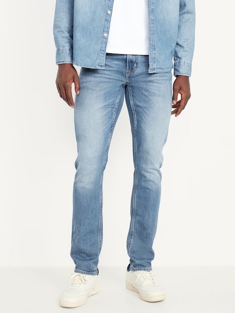 Slim Lightweight Traveler Jean - Light Wash