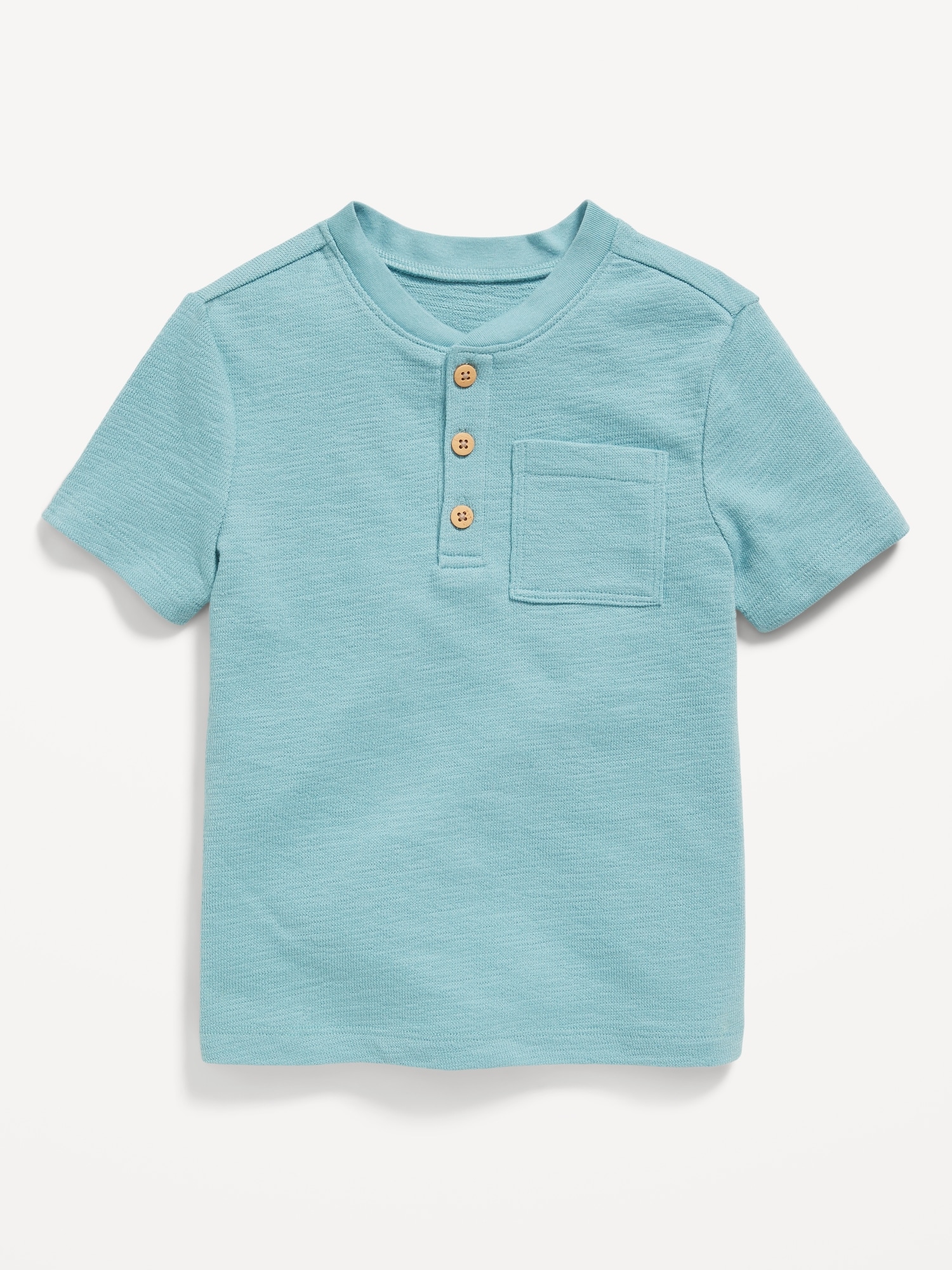 Short-Sleeve Henley Pocket T-Shirt for Toddler Boys