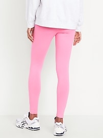 Image number 2 showing, High-Waisted Jersey Fashion Layering Leggings