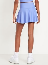 Image number 2 showing, High-Waisted PowerSoft Skort for Girls
