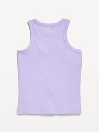 Image number 2 showing, Fitted Ribbed Tank Top for Girls