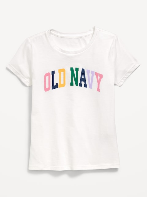 Short-Sleeve Logo-Graphic T-Shirt for Girls