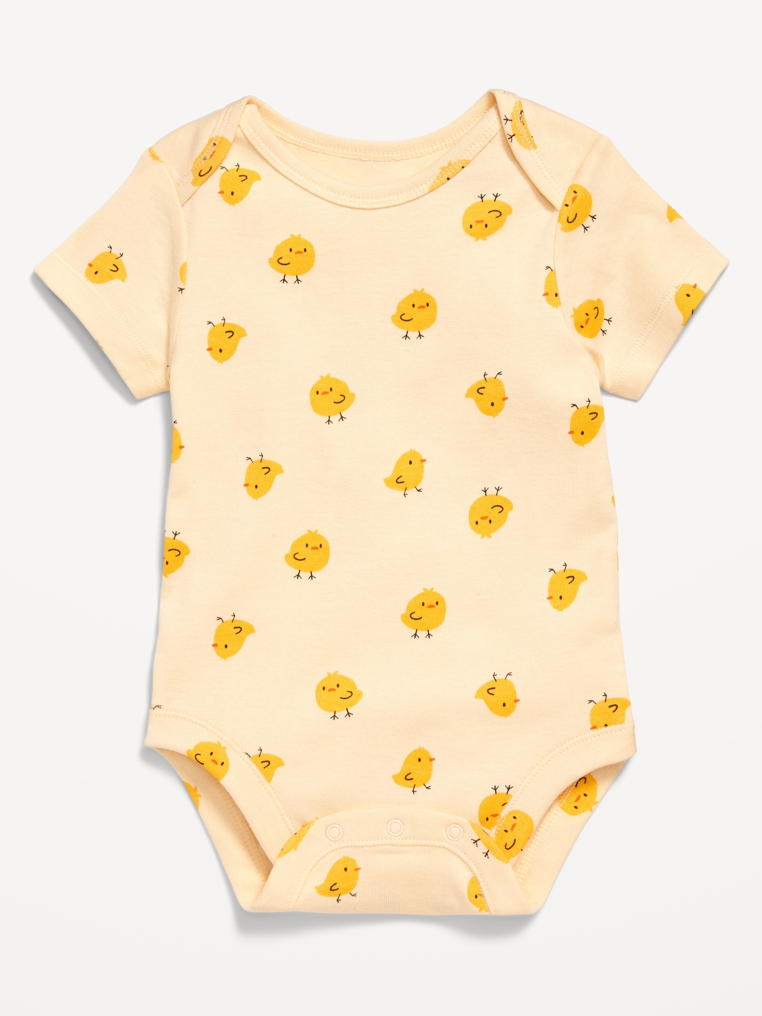 Printed Short-Sleeve Bodysuit for Baby