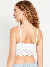 Image number 2 showing, Lace Longline Bralette