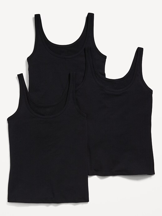 First-Layer Scoop-Neck Tank Top 3-Pack