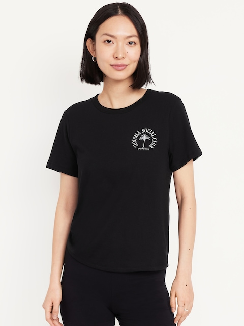 EveryWear Crew-Neck Graphic T-Shirt - Sunrise Social Club