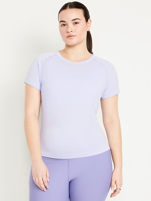 Image number 5 showing, Fluid Seamless Fitted T-Shirt