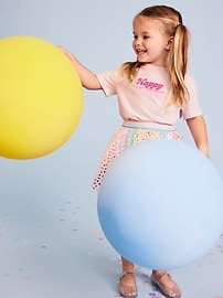 Image number 1 showing, Birthday Graphic T-Shirt for Toddler Girls