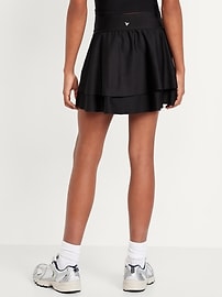 Image number 2 showing, High-Waisted Crossover PowerSoft Skort for Girls
