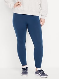 High-Waisted Side-Pocket 7/8 Leggings