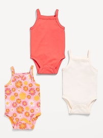 Image number 2 showing, Ribbed Cami Bodysuit 3-Pack for Baby